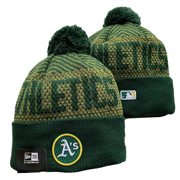 Oakland Athletics Knit Hats 011